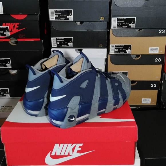 NIKE AIR MORE UPTEMPO '96 MIDNIGHT NAVY MEN'S SZ11 BRAND NEW IN BOX - Picture 10 of 10